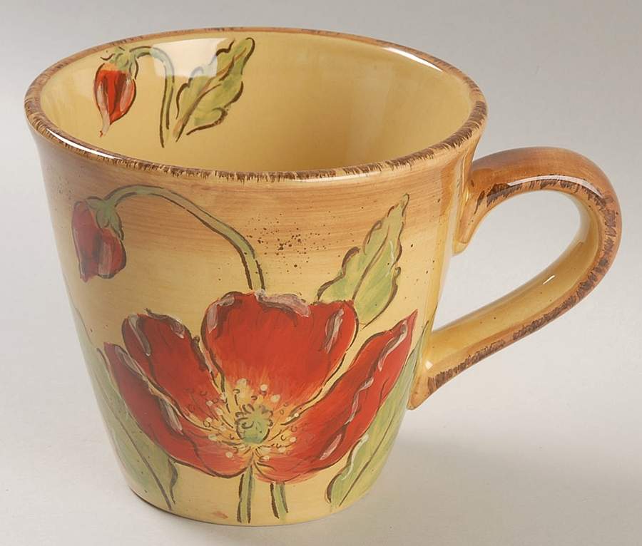 Poppy Splatter Jumbo Mug by Maxcera Corp-1