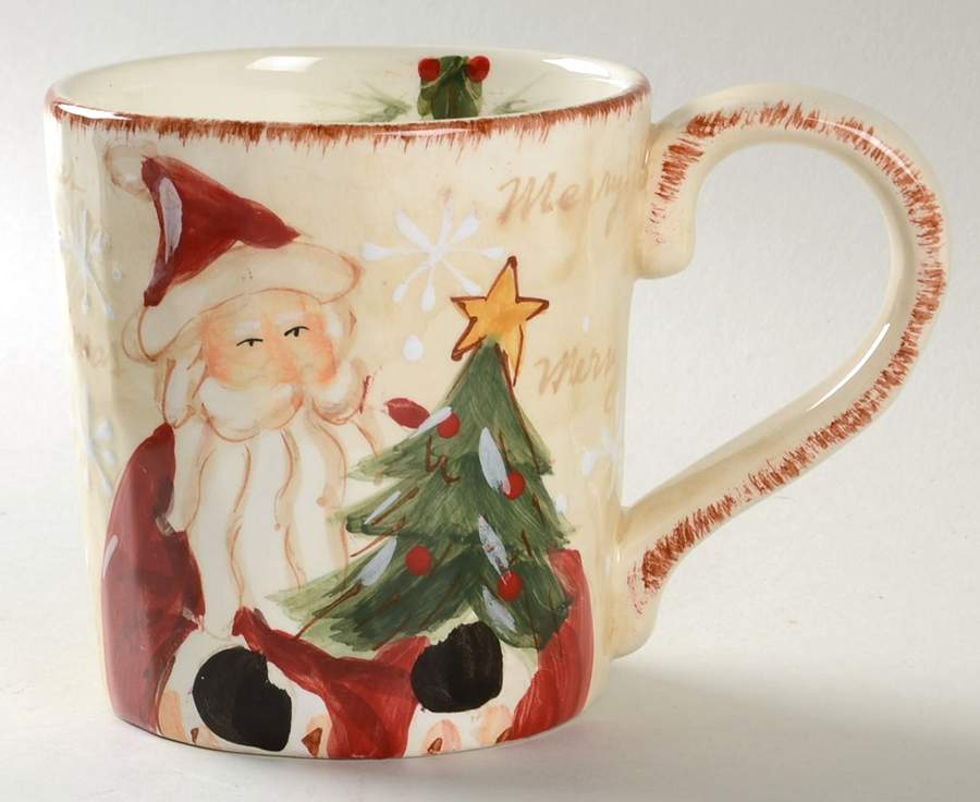 Woodland Santa Mug by Maxcera Corp-1