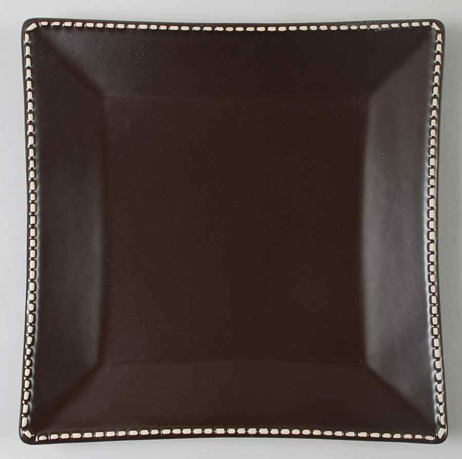 Italian Stitch Square Dinner Plate by Mario Batali-1