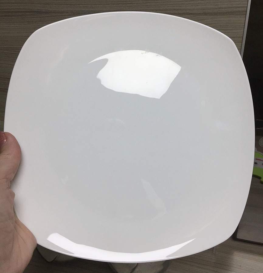 Cashmere White Square Luncheon Plate by Maxwell & Williams-1