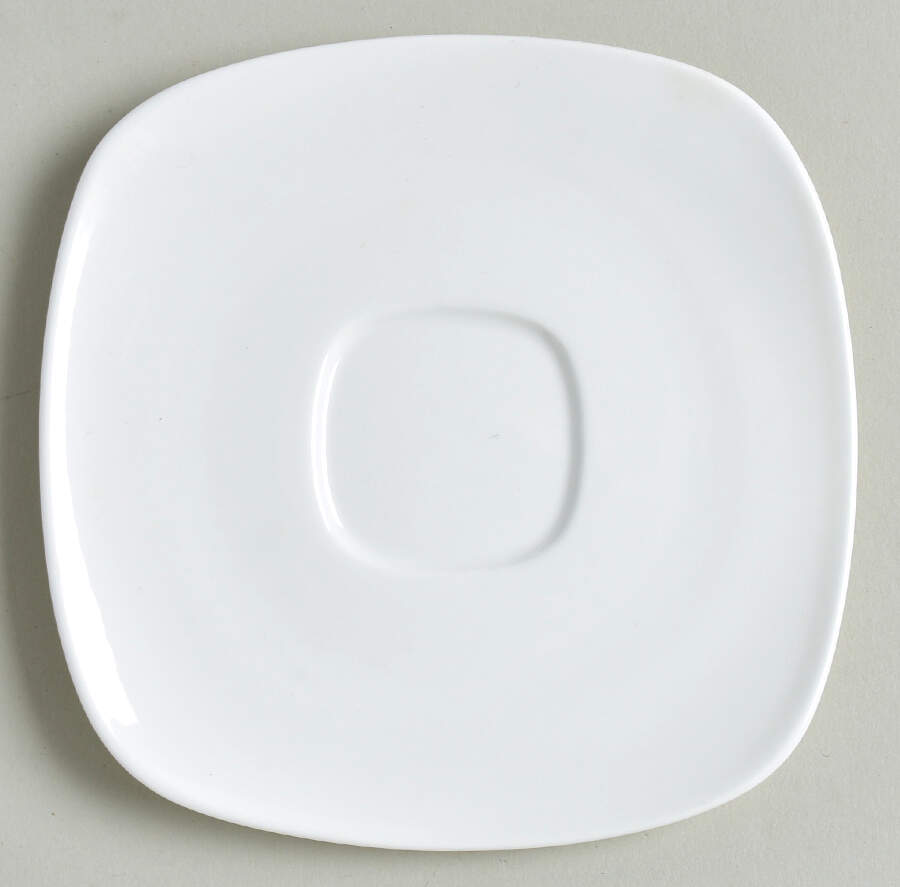 Cashmere White Saucer for Flat Demitasse Cup by Maxwell & Williams-1