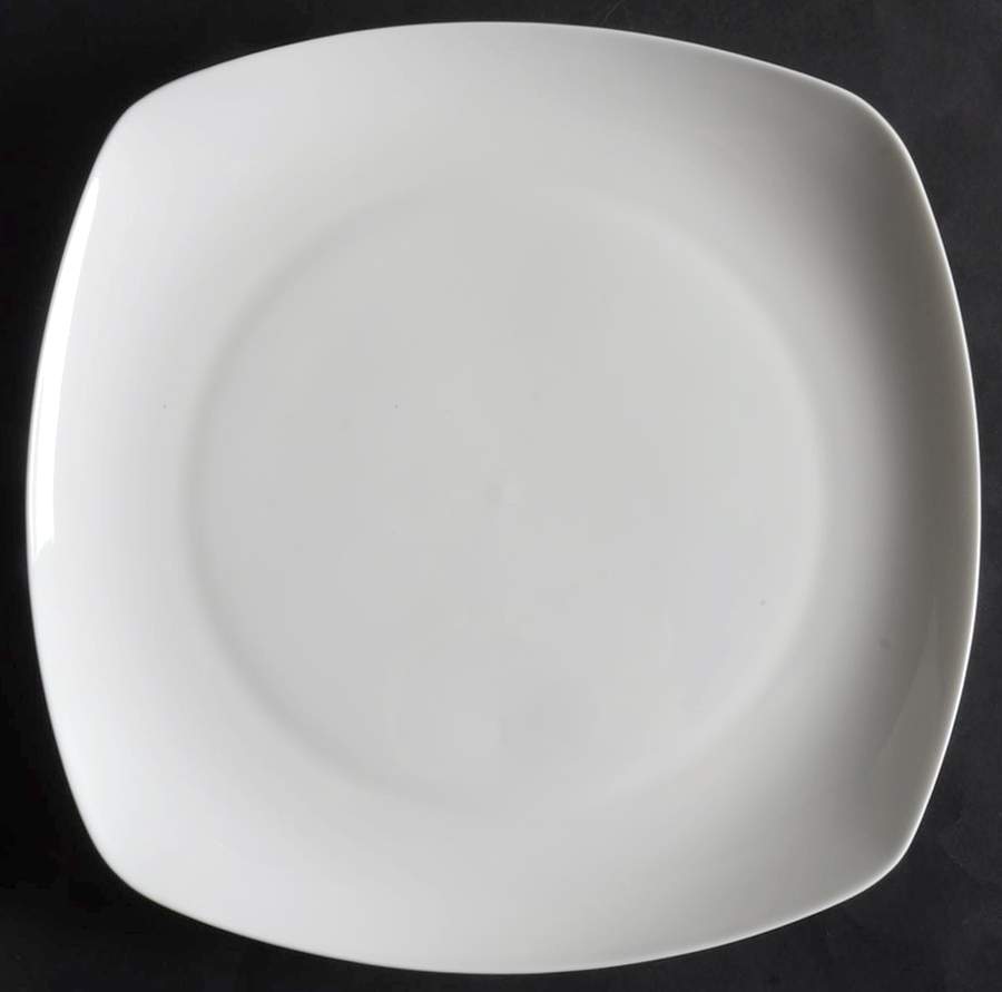 Cashmere White Square Dinner Plate by Maxwell & Williams-1