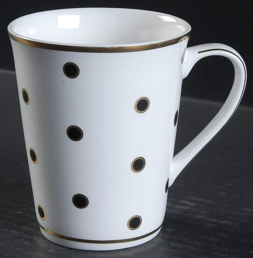 Color Studio Black and Gold Accent Mug by Mikasa-1