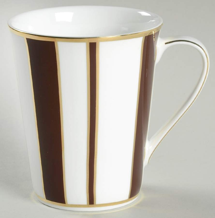 Color Studio Brown and Gold Accent Mug by Mikasa-1
