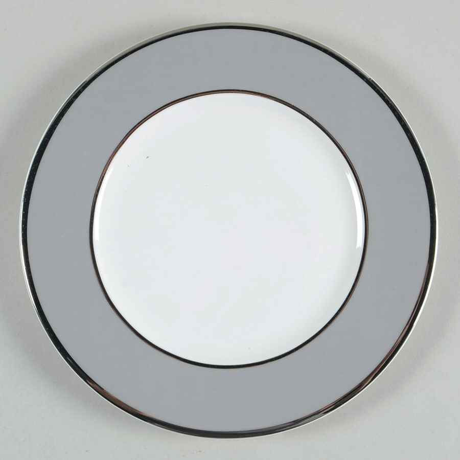 Color Studio Gray and Platinum Bread & Butter Plate by Mikasa-1