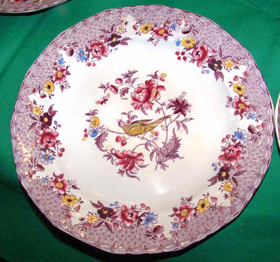 British Tambourine Dinner Plate by Mellor Venables-1