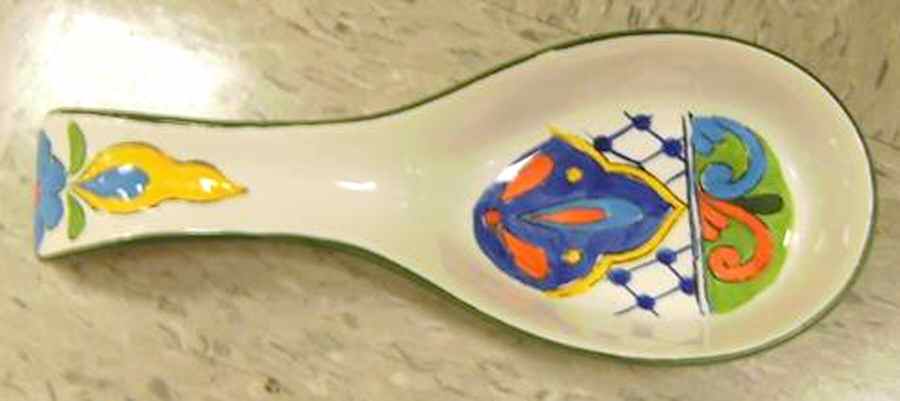 Madrid Spoon Rest/Holder (Holds 1 Spoon) by Maxcera Corp-1