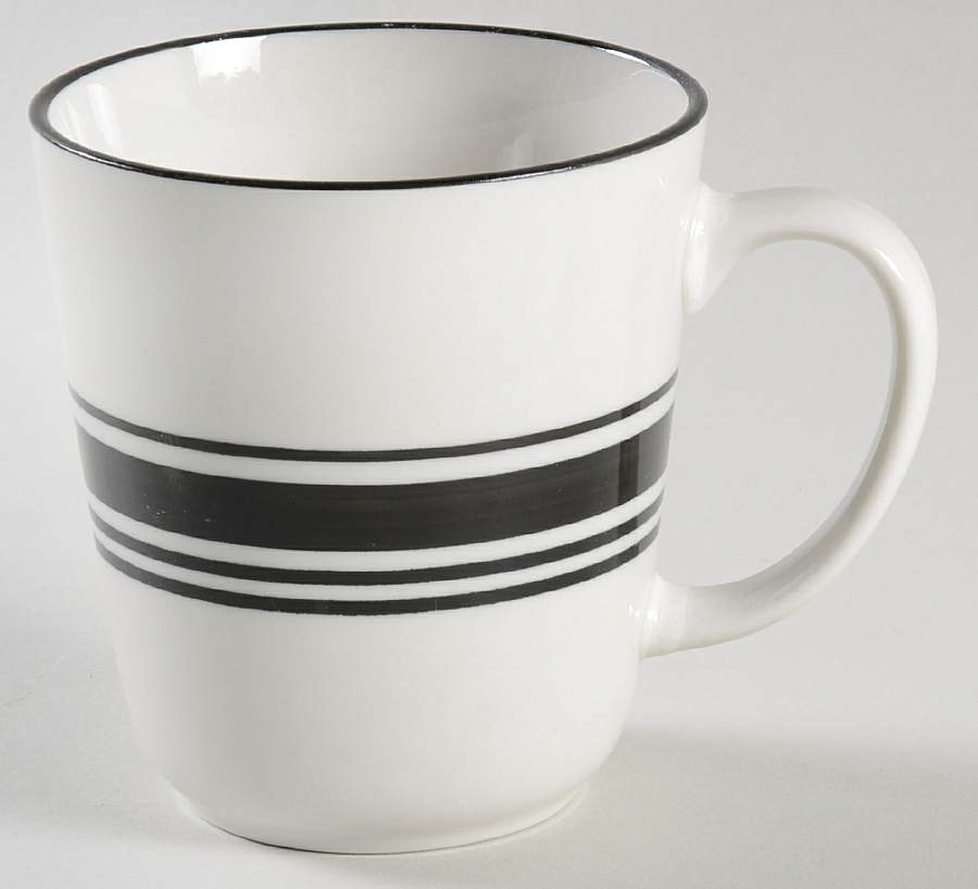 Casual Banded Black Mug by Mainstays-1