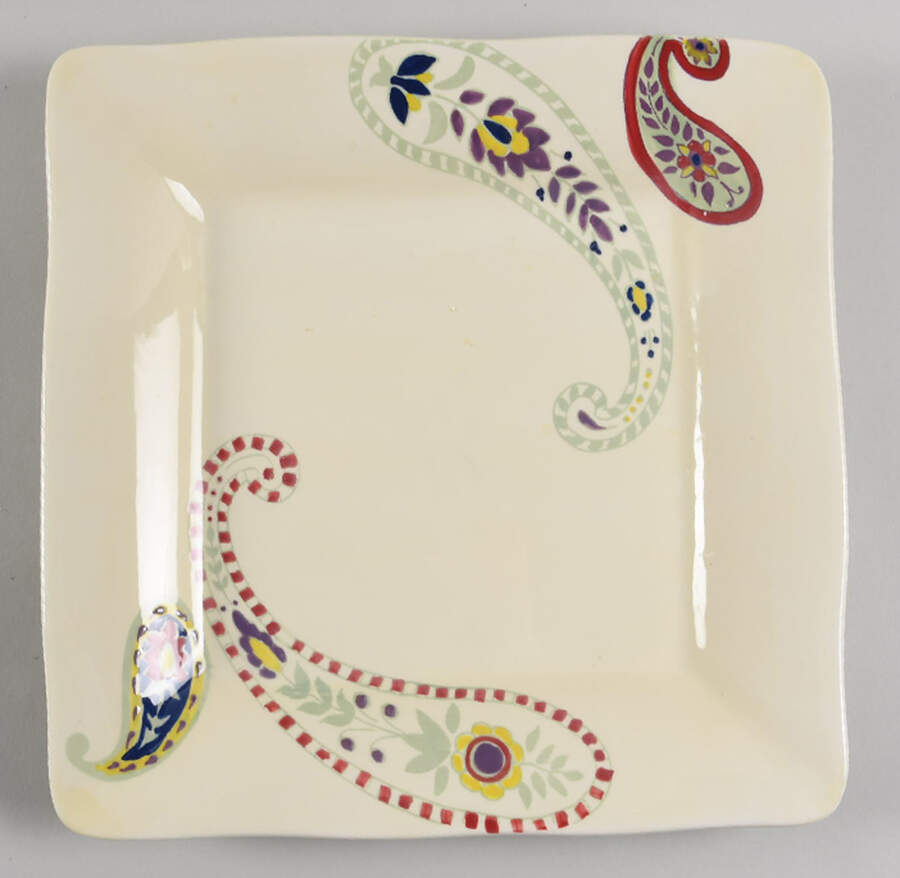 Brava Paisley Square Dinner Plate by Mikasa-1
