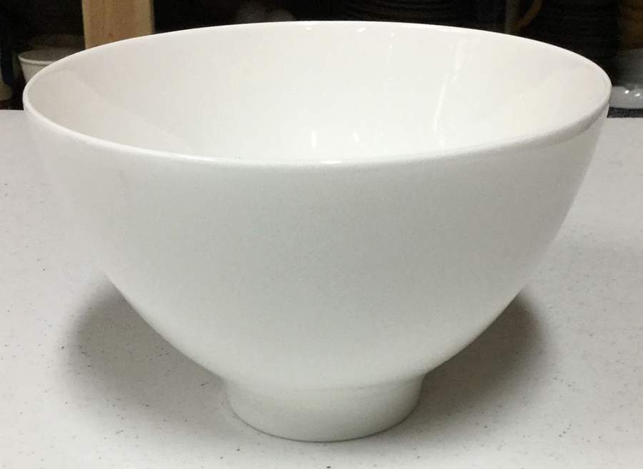 Sleek White 8" Round Vegetable Bowl by Mikasa-1