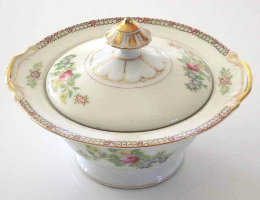 MSJ23 Sugar Bowl & Lid by MS (Japan)-1