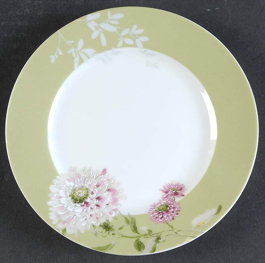 Silk Floral Pink Appetizer Plate by Mikasa-1