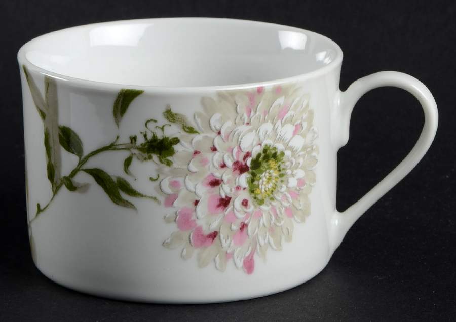 Silk Floral Pink Flat Cup by Mikasa-1
