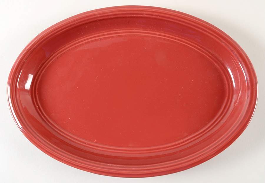 Red Sedona (Rainforest) 14" Oval Serving Platter by Mainstays-1