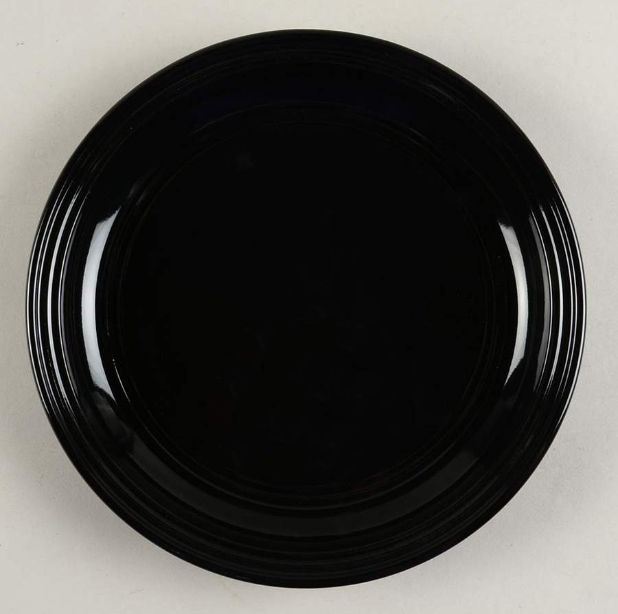 Rich Black (Rainforest) Salad Plate by Mainstays-1