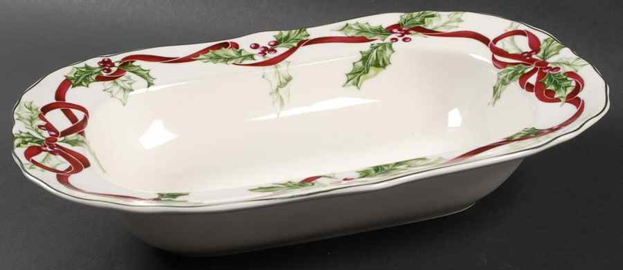 MNM2 11" Oval Vegetable Bowl by Madison & Max-1