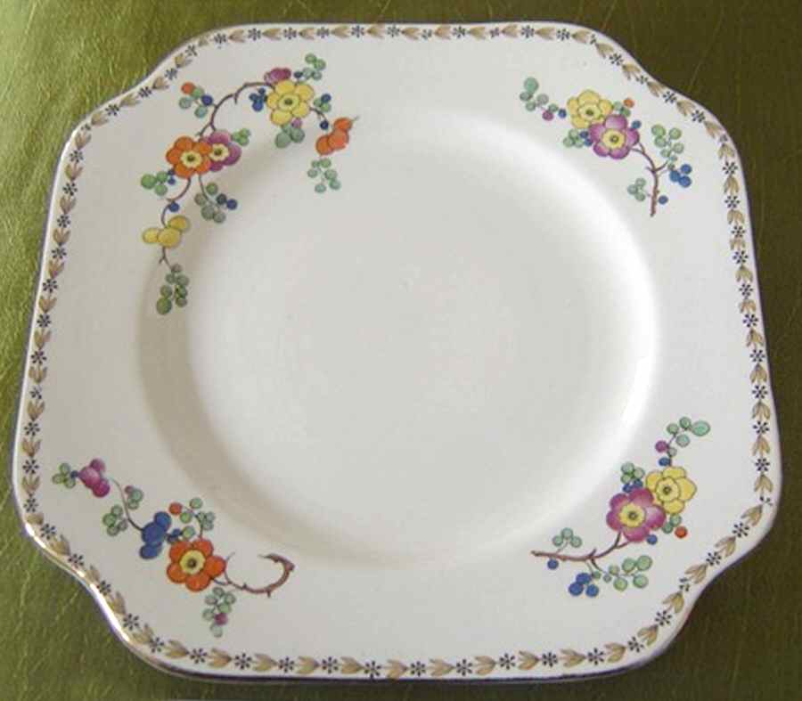 0435 Square Salad Plate by Morley Fox & Company-1