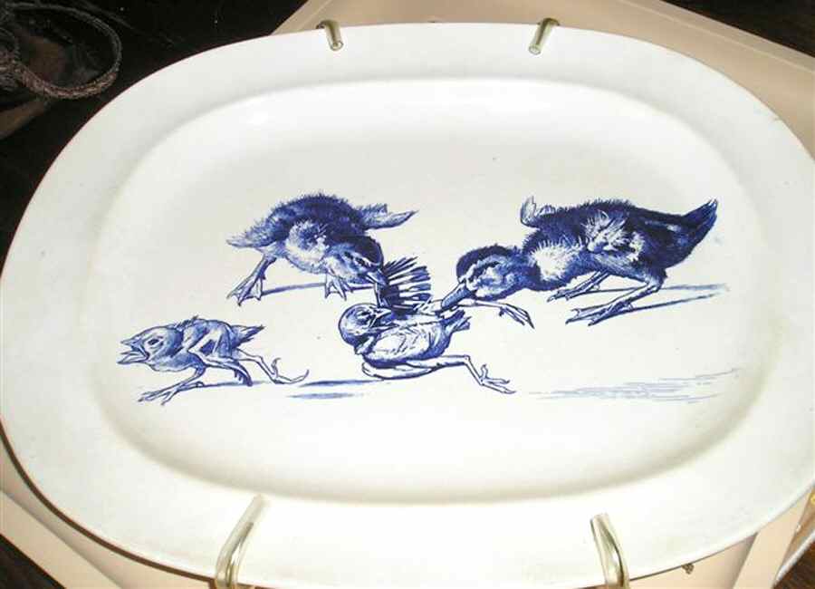 M294 12" Oval Serving Platter by Minton-1