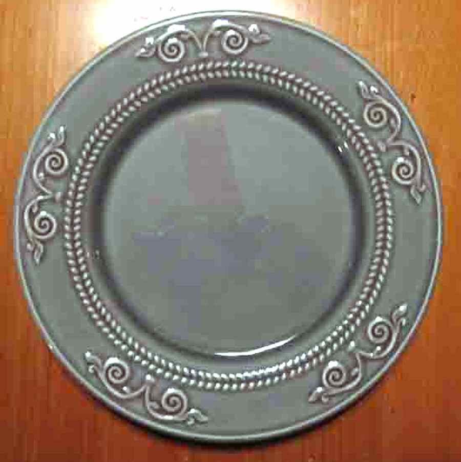 M2A1 Gray Dinner Plate by Matceramica-1