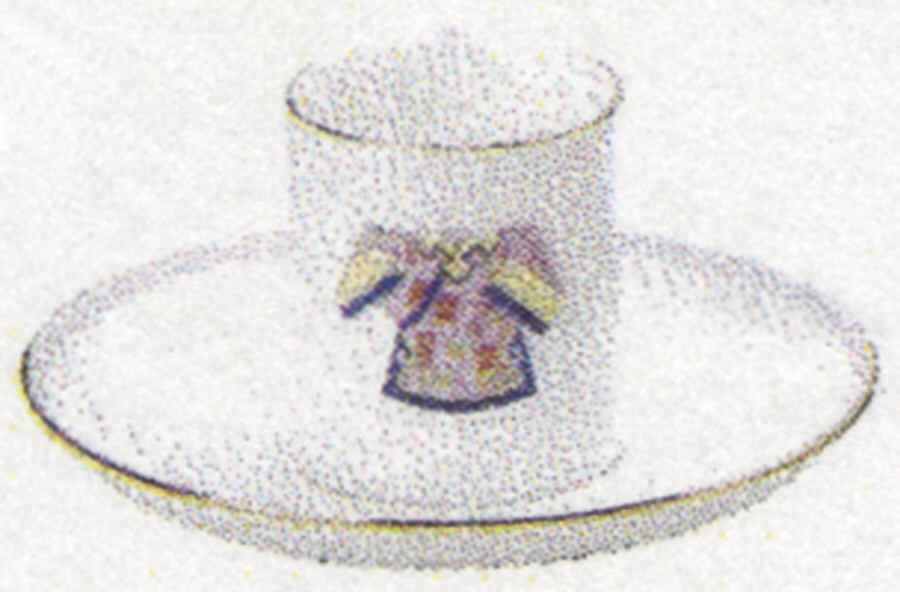 Chinese Costume Espresso Cup and Saucer Set by Miyazaki Co., Ltd-1