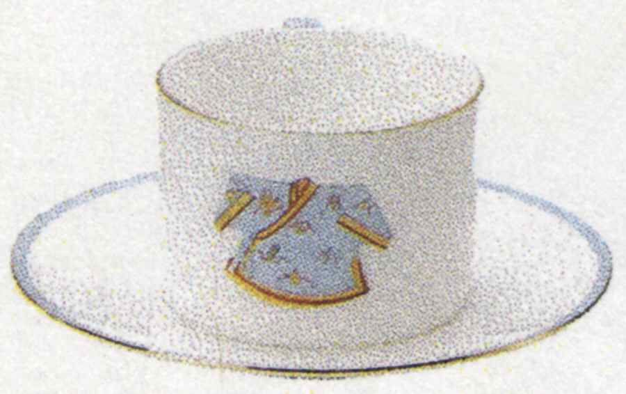 Chinese Costume Flat Cup & Saucer Set by Miyazaki Co., Ltd-1
