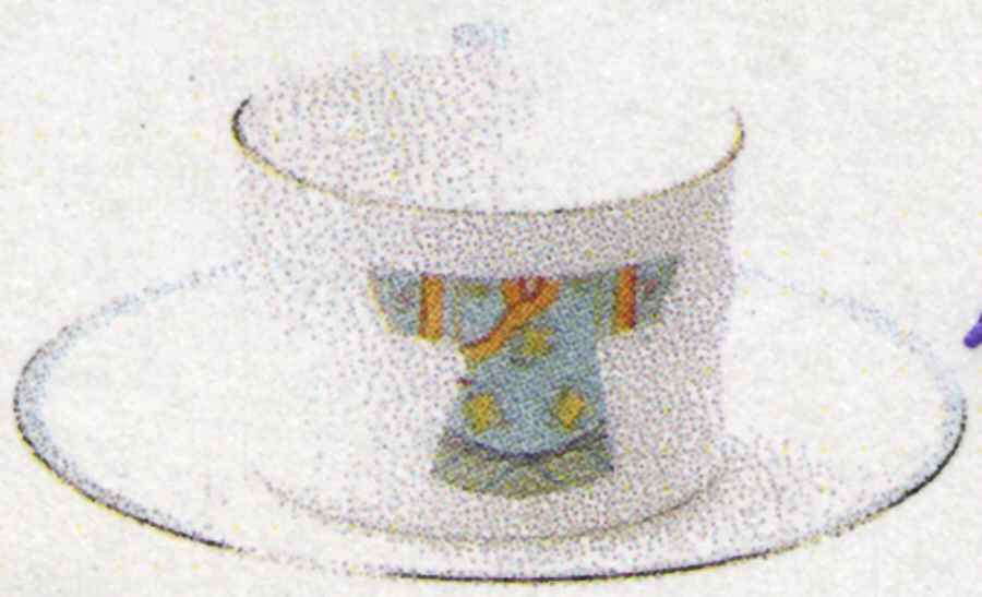 Chinese Costume Flat Cup & Saucer Set by Miyazaki Co., Ltd-1