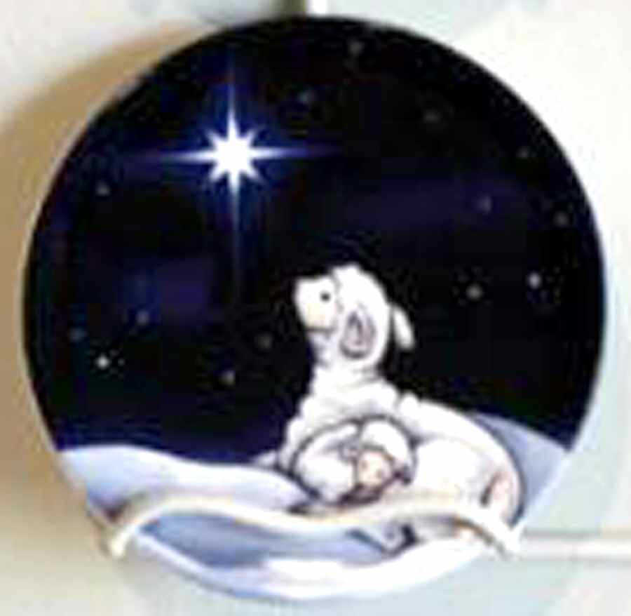 Star of Wonder Mini Plate 4" by Manual Woodworkers-1