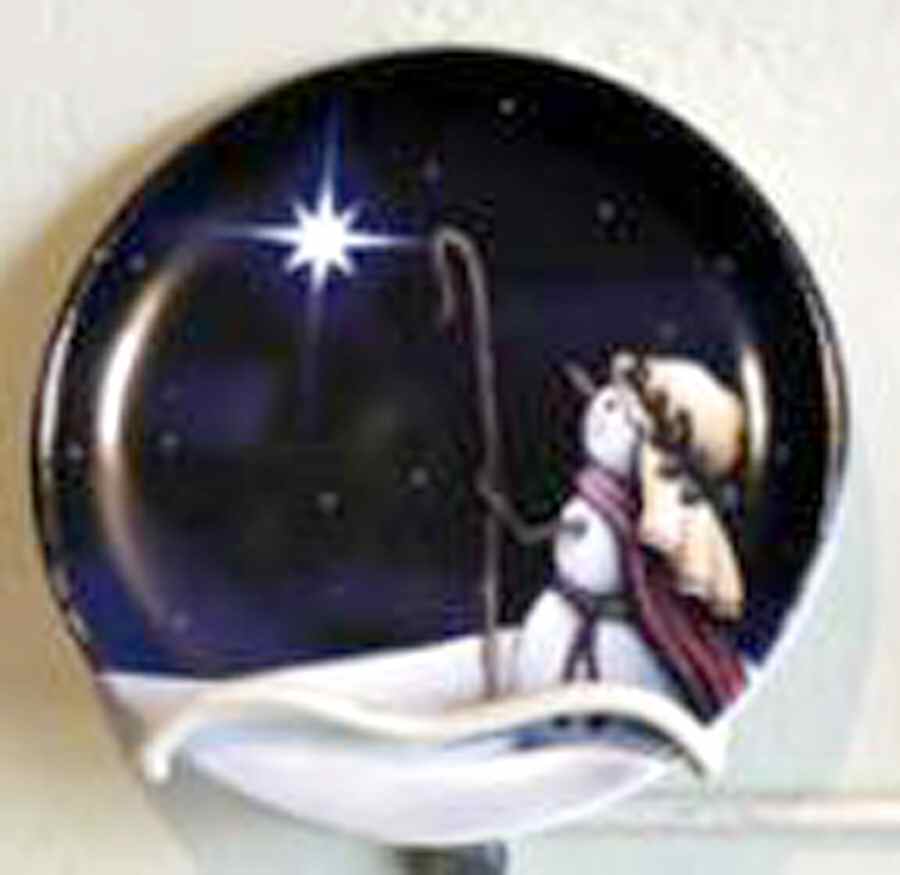 Star of Wonder Mini Plate 4" by Manual Woodworkers-1
