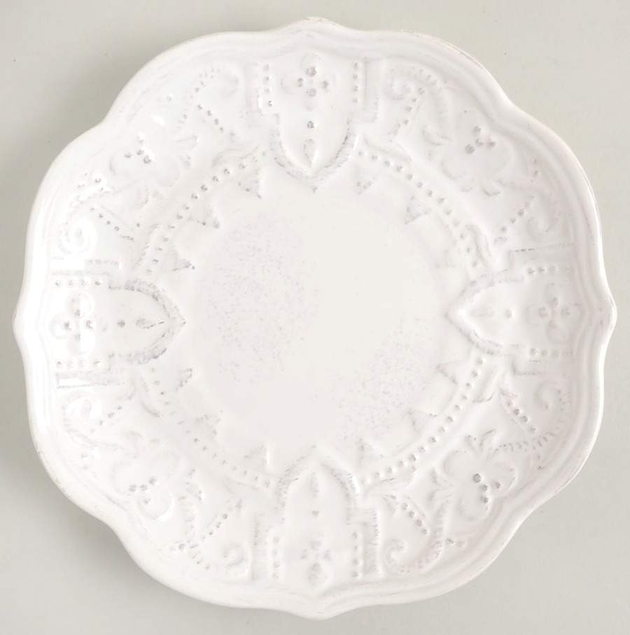 Blanc Amelie Appetizer Plate by Maison Versailles-1