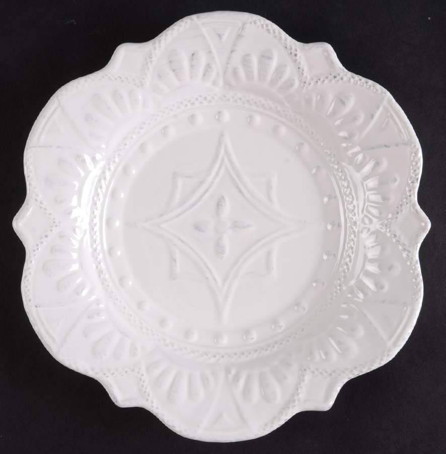 Blanc Amelie Salad Plate by Maison Versailles-1