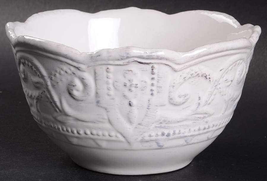 Blanc Amelie Soup/Cereal Bowl by Maison Versailles-1