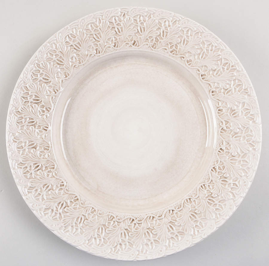 Lace Sand 13" Chop Plate (Round Platter) by Mateus-1