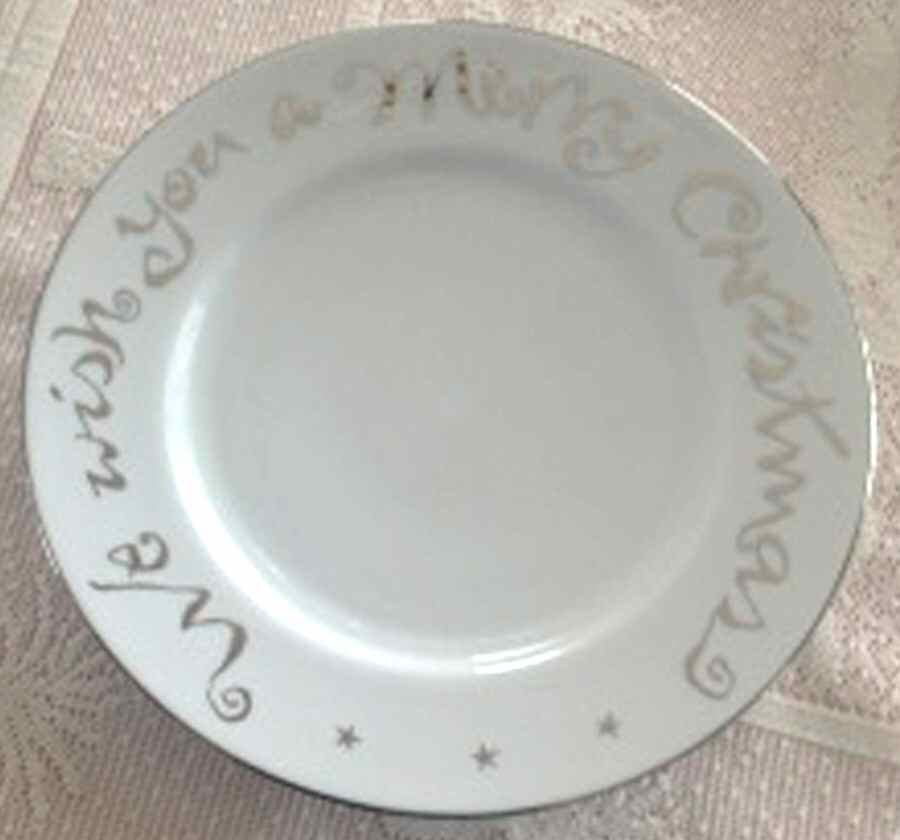 We Wish You a Merry Christmas Dinner Plate by Monno (Bangladesh)-1