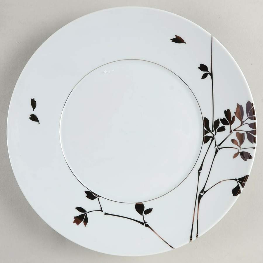 Chic Platine (Platinum) Dinner Plate by Medard de Noblat-1