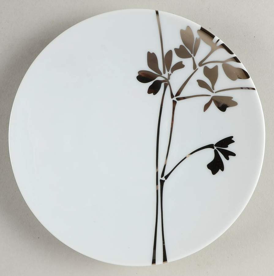 Chic Platine (Platinum) Bread & Butter Plate by Medard de Noblat-1