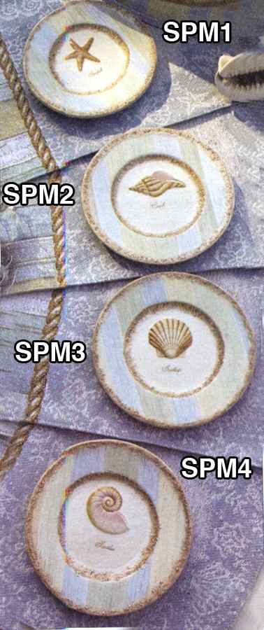 Seashell By the Seashore Salad Plate by Manual Woodworkers-1