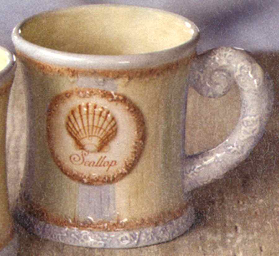 Seashell By the Seashore Mug by Manual Woodworkers-1
