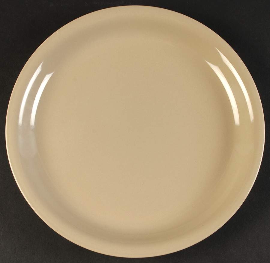 Stackables Tan Dinner Plate by Mainstays-1