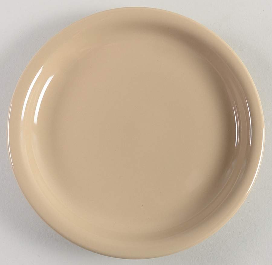 Stackables Tan Salad Plate by Mainstays-1