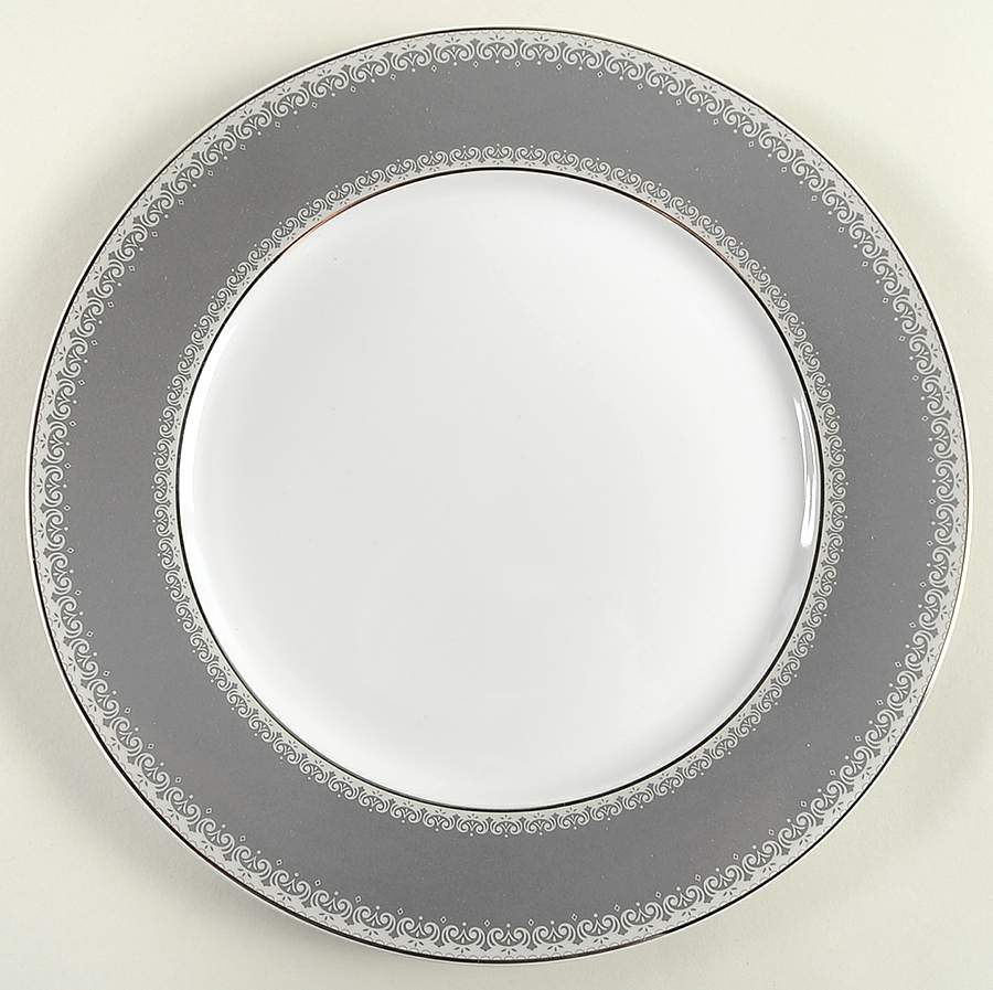 Platinum Crown Slate Dinner Plate by Mikasa-1