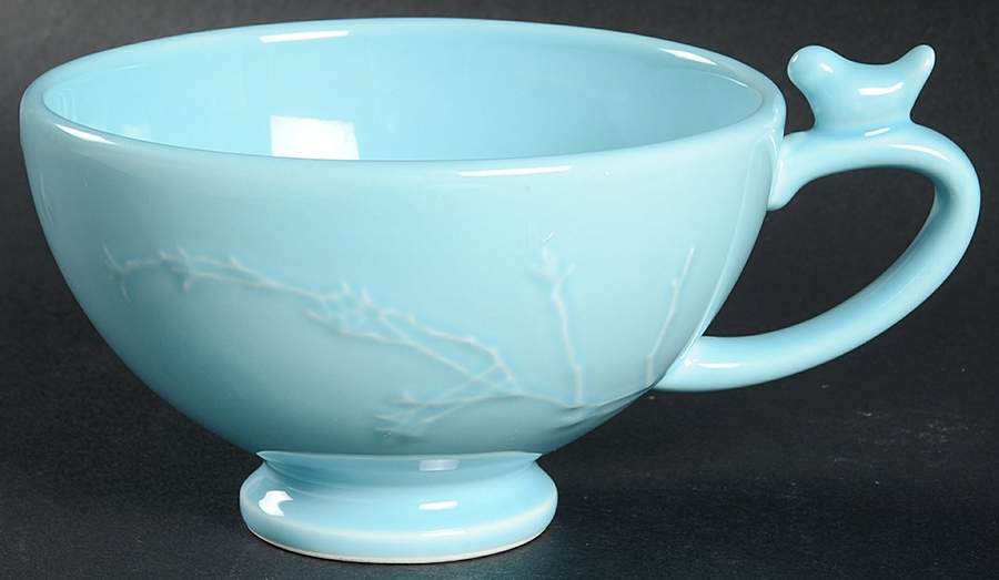 Springtime Light Blue Jumbo Cup by Matceramica-1