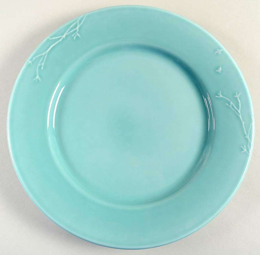 Springtime Light Blue Dinner Plate by Matceramica-1
