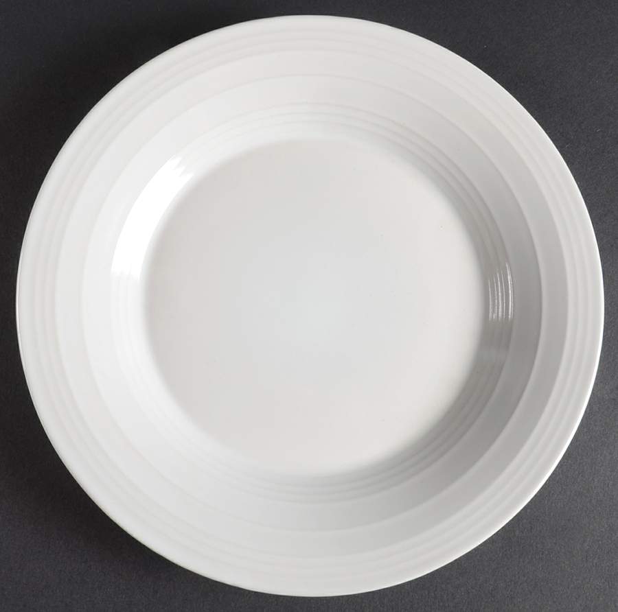Concentric White Salad Plate by Mikasa-1