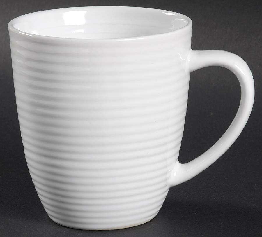 Concentric White Mug by Mikasa-1