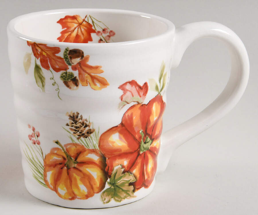 Pumpkin Sketch Mug by Maxcera Corp-1