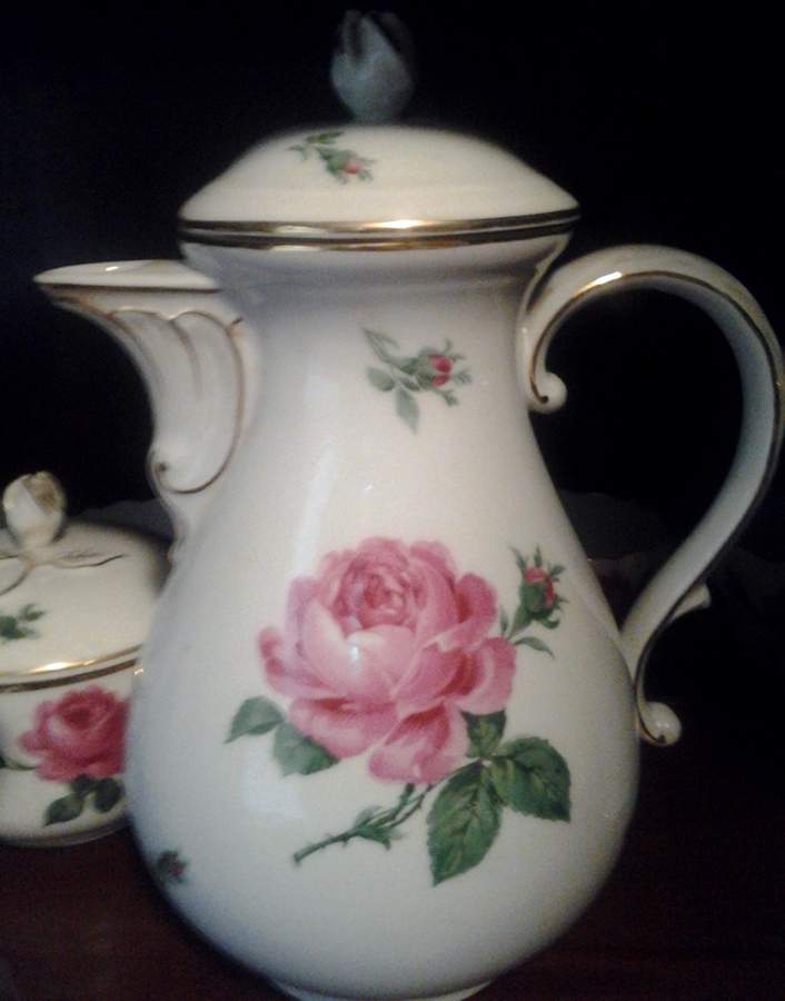 1648 Coffee Pot & Lid by Meissen Stove-1