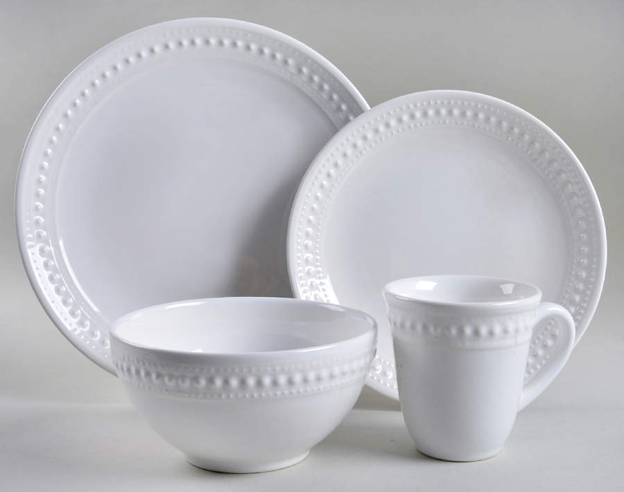 M2A20 White 4 Piece Place Setting by Matceramica-1