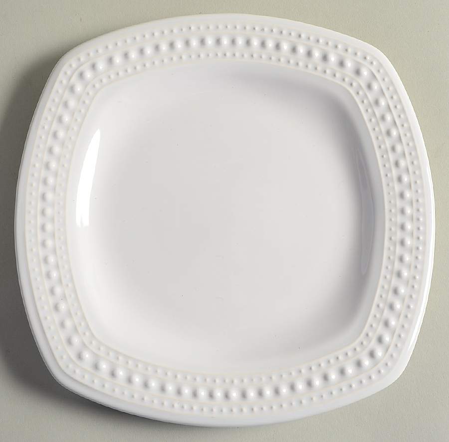 M2A20 White Square Salad Plate by Matceramica-1