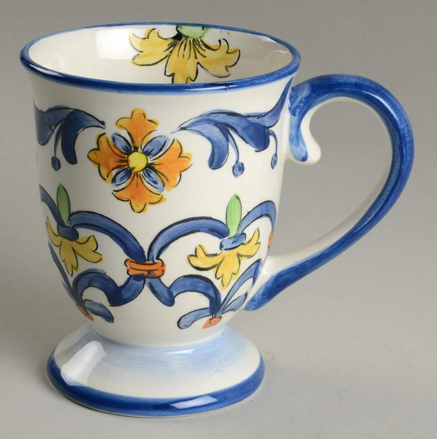 Posh Blue Mug by Maxcera Corp-1