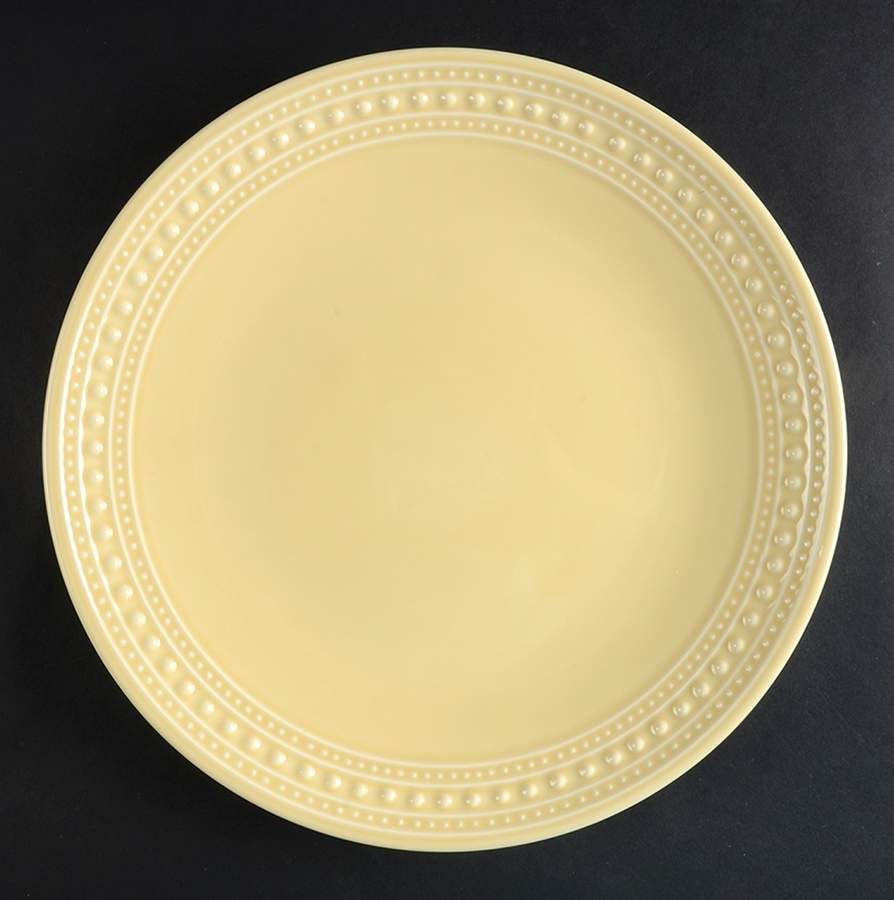 M2A20 Yellow Dinner Plate by Matceramica-1